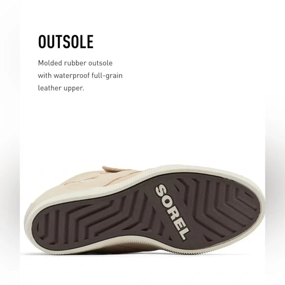 Sorel Women’s Out N About Sport Wedge Bootie ✨ Size 9.5 | neutral cream lace up - Picture 9 of 16
